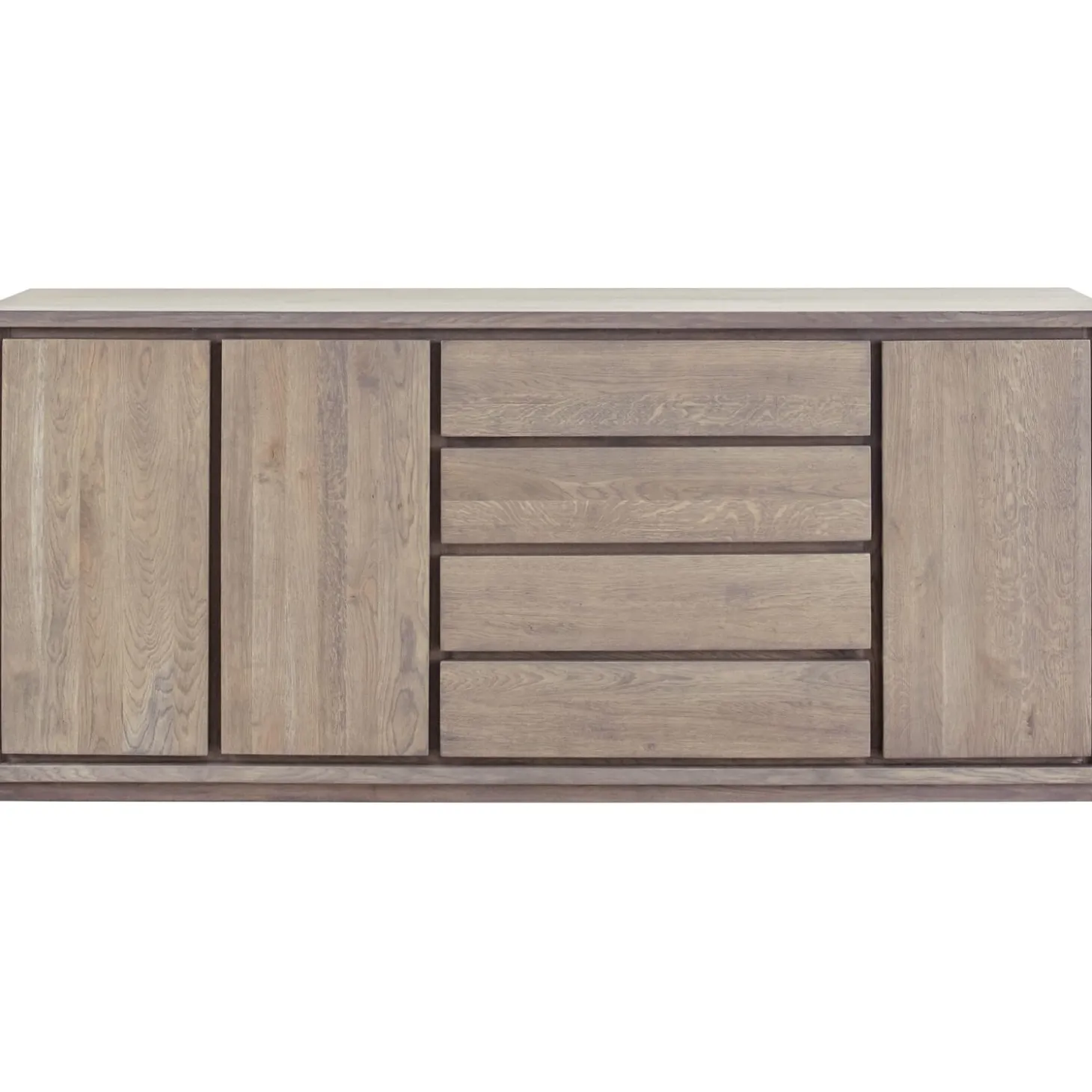 Dressoir Lavio (203 cm) eiken slate