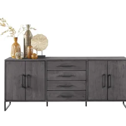 Dressoir Piastra 188 cm zwart