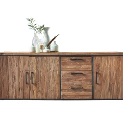 Dressoir ROMARO (195 cm) teakhout mix rough