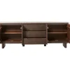 Dressoir Tondato Acaciahout 210x75x42 cm bruin