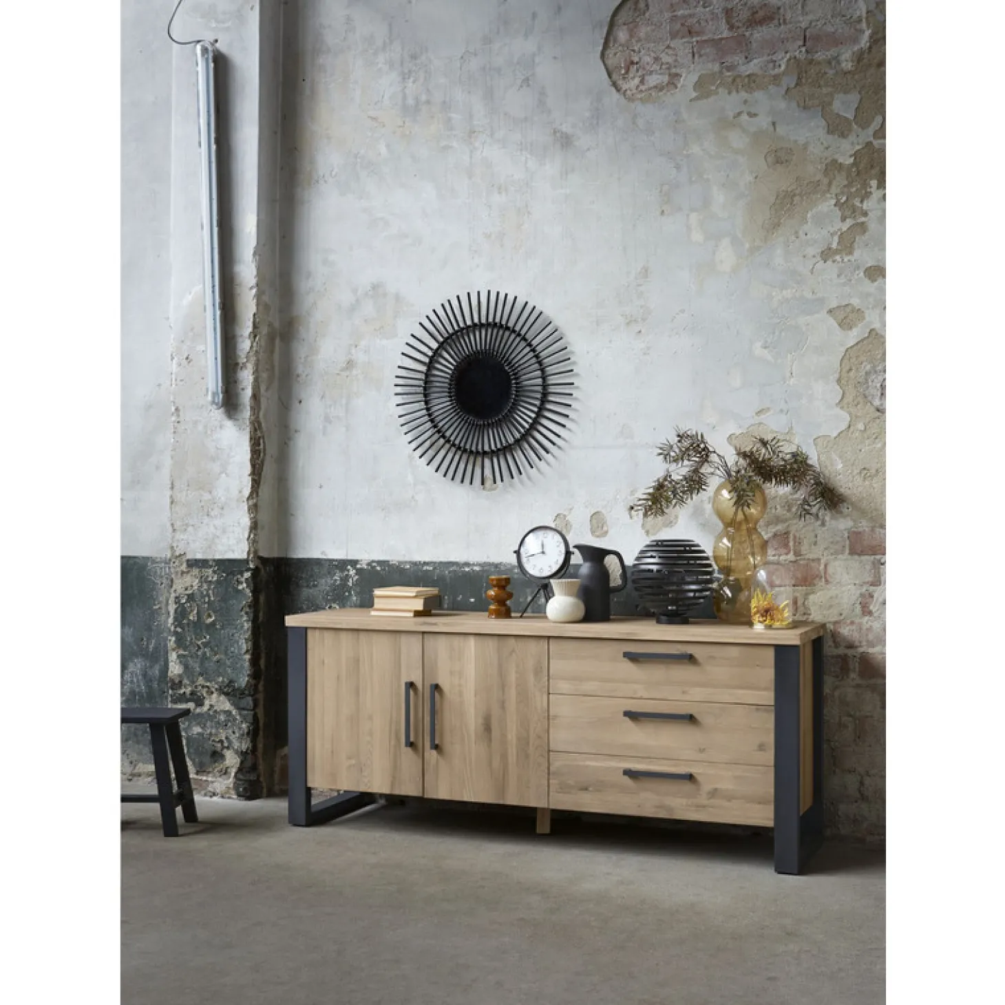 Dressoir VERATO (200 cm) naturel grey