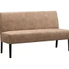 Eetkamerbank Avanza 170 cm velvet lichtbruin