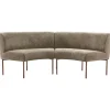 Eetkamerbank Cenare 230 cm taupe