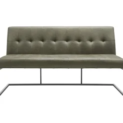 Eetkamerbank Oro 170 cm microleder groen