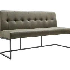 Eetkamerbank Oro 170 cm microleder groen