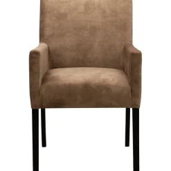 Eetkamerstoel Avanza Met armleuning velvet ecru