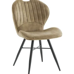 Eetkamerstoel Castione Velvet bruin