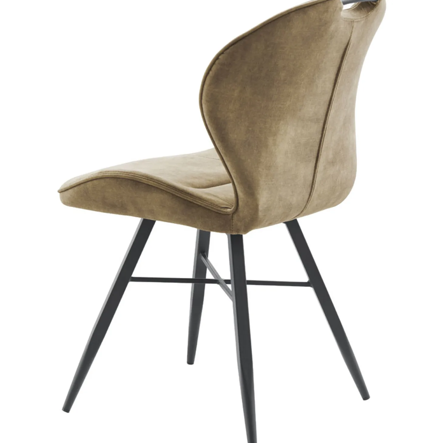 Eetkamerstoel Castione Velvet bruin