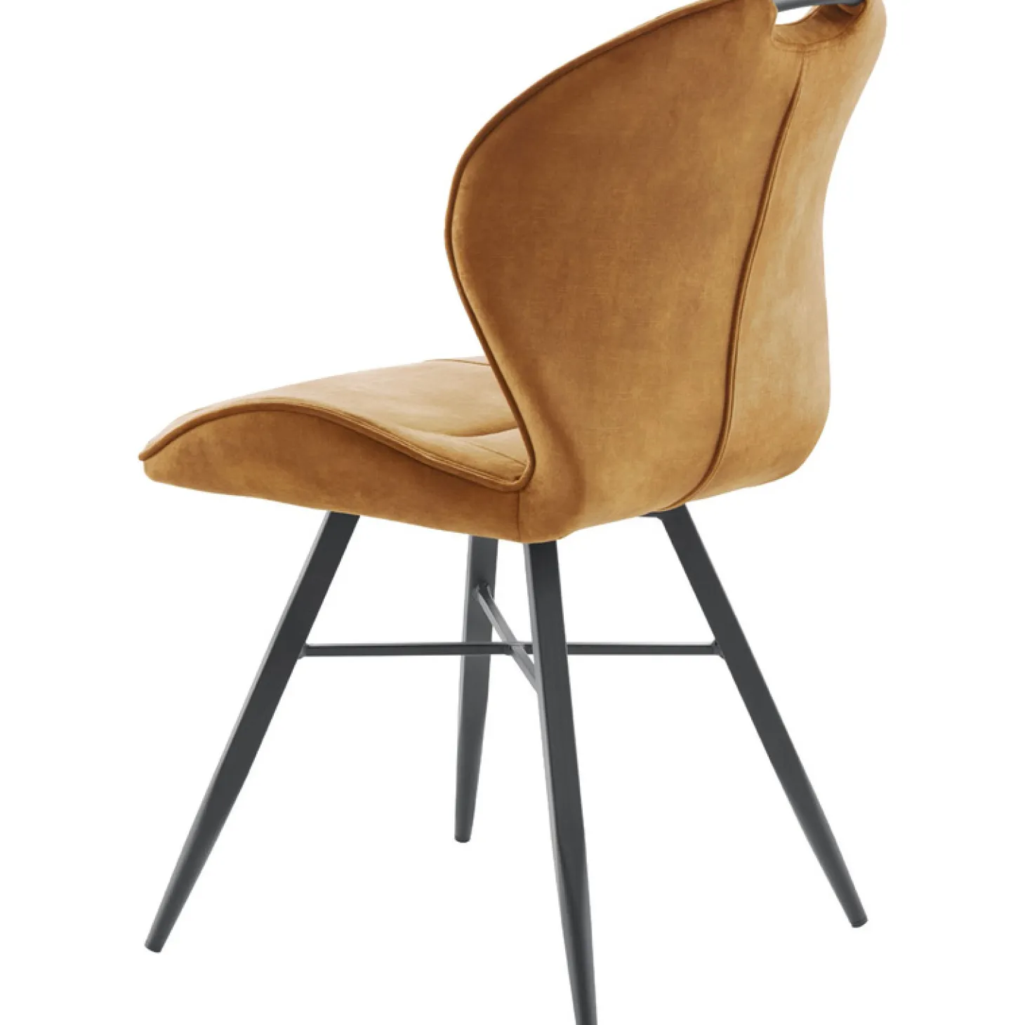 Eetkamerstoel Castione Velvet cognac