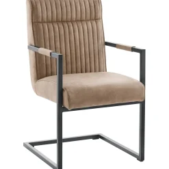 Eetkamerstoel Dantero Microvezel taupe