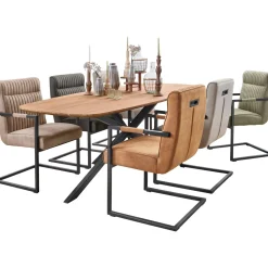 Eetkamerstoel Dantero Microvezel taupe