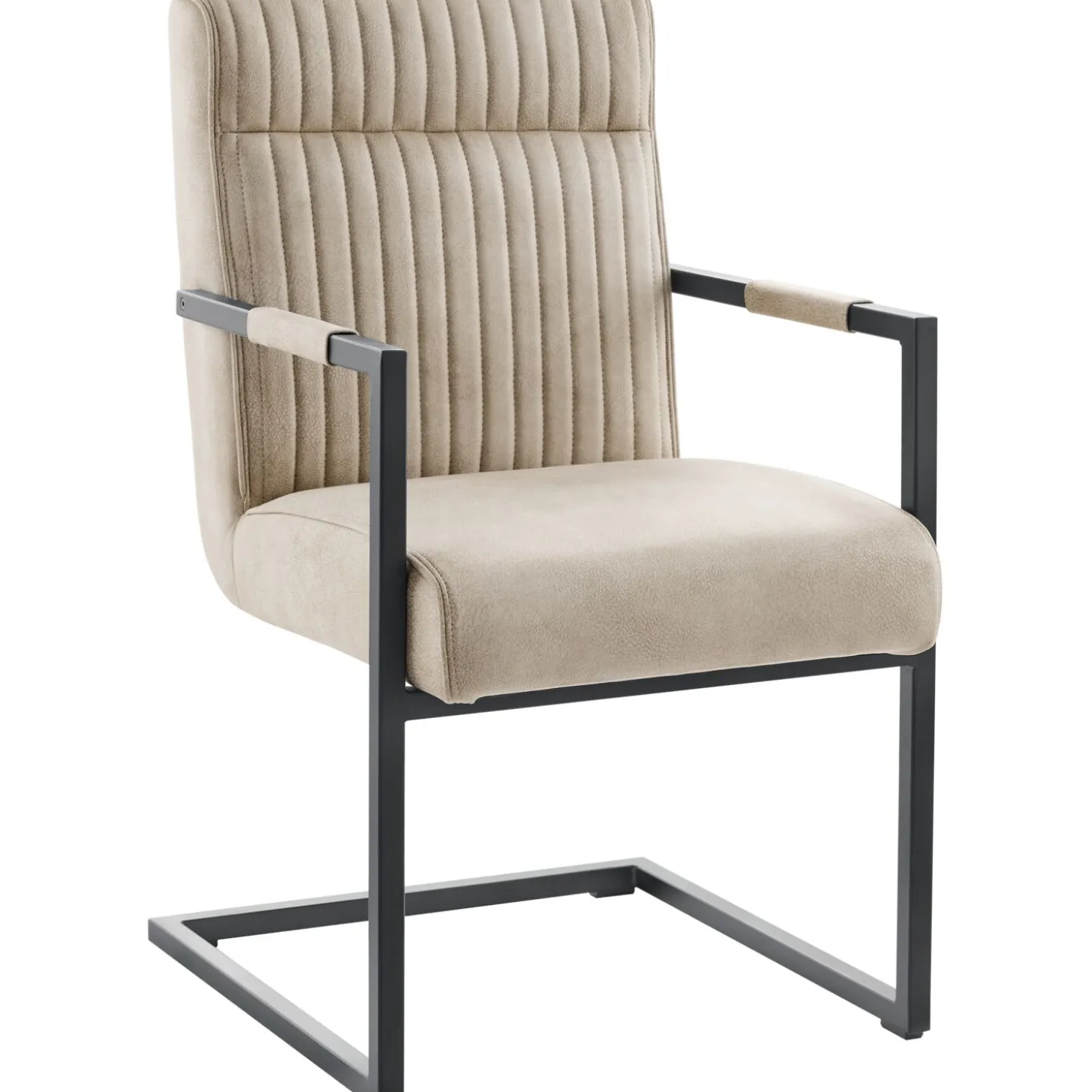 Eetkamerstoel Dantero Microvezel zandbeige