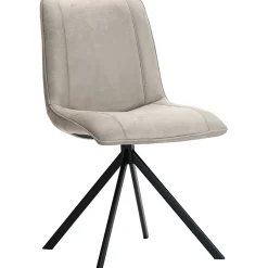 Eetkamerstoel Fare Microleder beige
