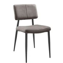 Eetkamerstoel Gento Microvezel antraciet