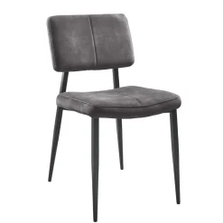 Eetkamerstoel Gento Velvet antraciet
