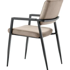 Eetkamerstoel Jisca Microvezel beige