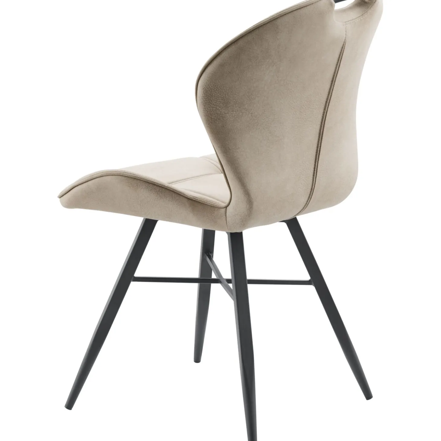 Eetkamerstoel Loana Microvezel zandbeige