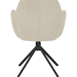 Eetkamerstoel Loranzo Draaibaar beige