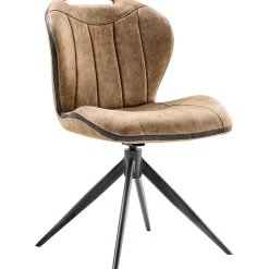 Eetkamerstoel Tantini Draaibaar microvezel taupe