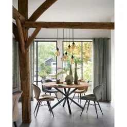 Eetkamerstoel Tantini Microvezel taupe