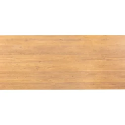 Eettafel Aska Teak 240x100 cm rechthoekig naturel brushed
