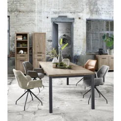 Eettafel Hevano Eikenhout 220x100 cm rechthoekig
