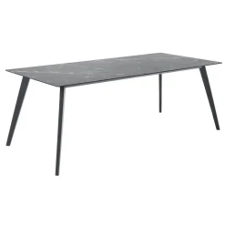 Eettafel Lineto 220x100 keramiek zwart