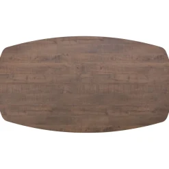 Eettafel Mascaro 250x128 cm Deens ovaal dark mango
