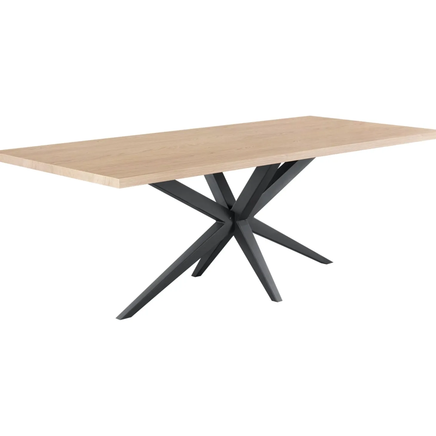 Eettafel Mascaro 220x100 cm rechthoekig misty oak