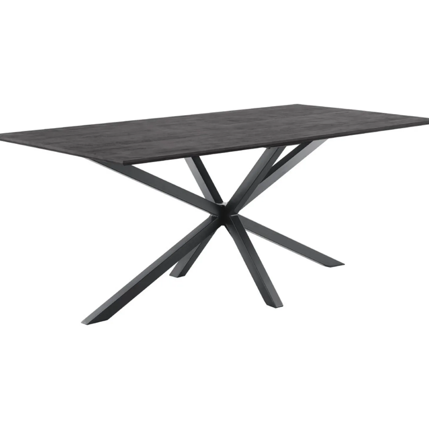 Eettafel Piastra 160x90 cm rechthoekig zwart