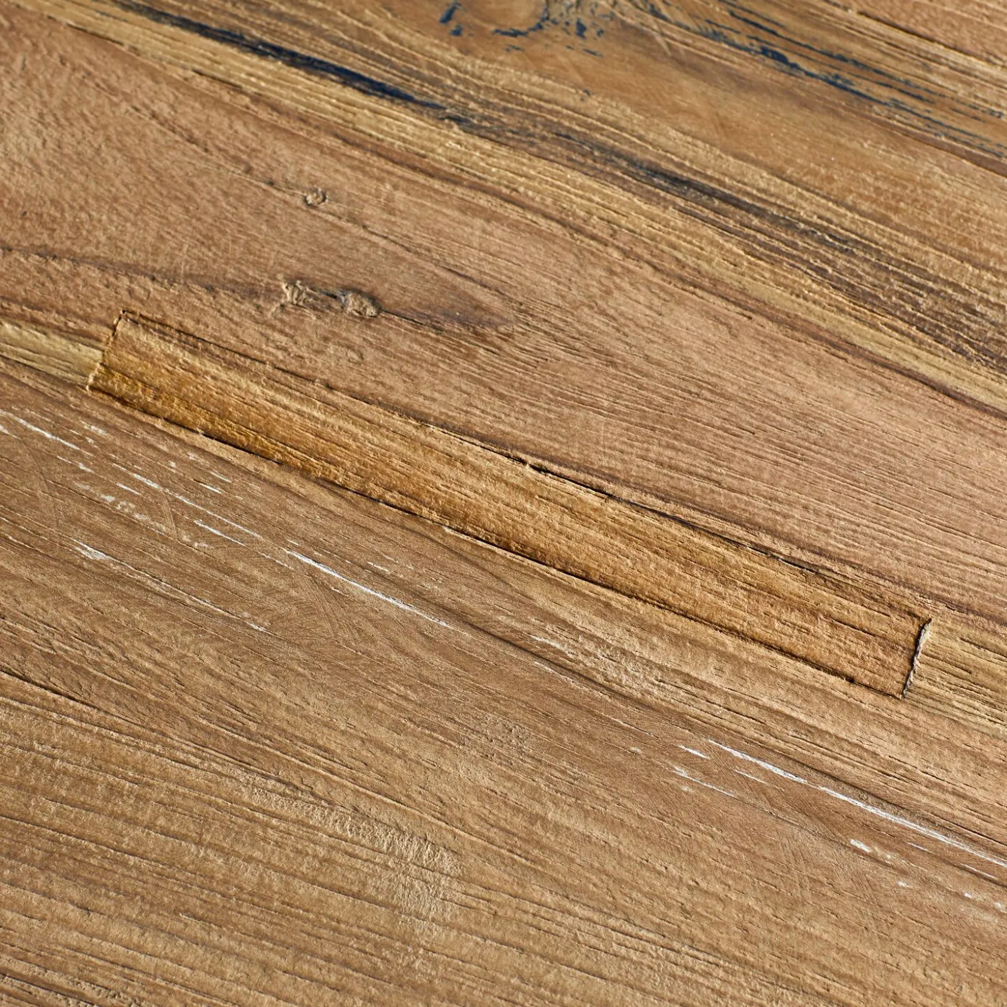 Eettafel Romaro Teakhout 150 cm rond mix rough