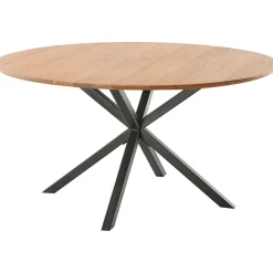 Eettafel Romaro Teakhout 150 cm rond mix rough