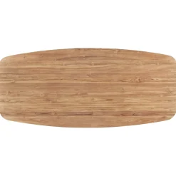 Eettafel Romaro Teakhout 260x110 cm Deens ovaal mix rough