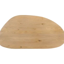 Eettafel Tavolo Eikenhout 230x115 cm kiezel bruin