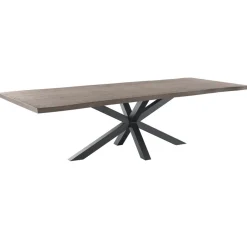 Eettafel Tavolo Eikenhout 280x110 cm rechthoekig grijs
