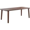 Eettafel Tavolo Eikenhout 220x100 cm rechthoekig donkerbruin