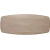 Eettafel Tavolo Eikenhout 240x100 cm Deens ovaal lichtbruin