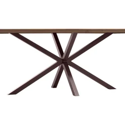 Eettafel Tavolo Eikenhout 200x100 cm rechthoekig donkerbruin