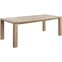 Eettafel Valvola 190x95 acaciahout smoked brown