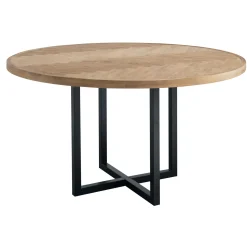 Eettafel Vinito 140 cm rond eiken fineer naturel