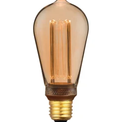 E27 Ledlamp Illumi Amber 3,5 Watt 6,4 cm druppel