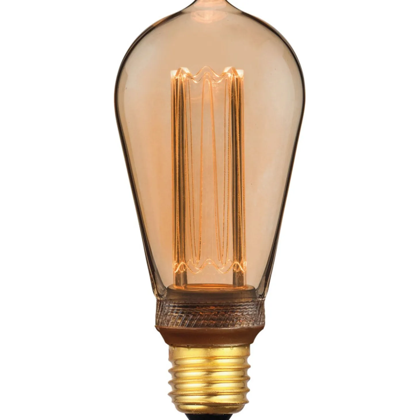 E27 Ledlamp Illumi Amber 3,5 Watt 6,4 cm druppel