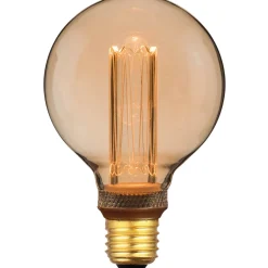 E27 Ledlamp Illumi Amber 3,5 Watt 9,5 cm bol