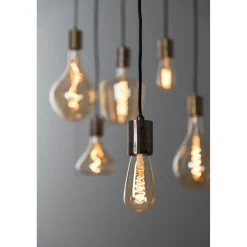 E27 Ledlamp Luce Amber 4 Watt 6,5 cm hoekig