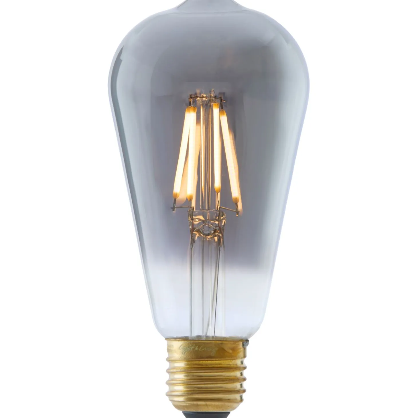 E27 Ledlamp Luce Smoke 4 Watt 6,5 cm hoekig