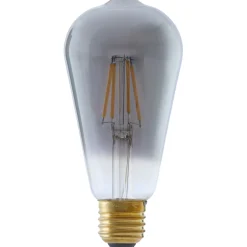 E27 Ledlamp Luce Smoke 4 Watt 6,5 cm hoekig
