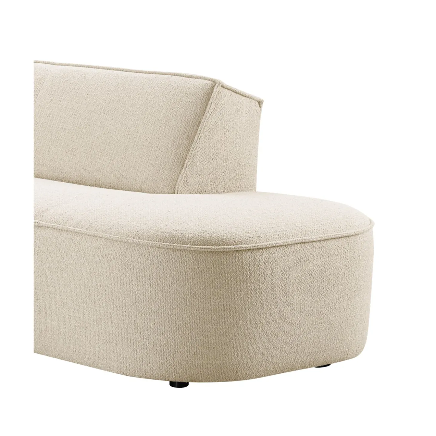 Elementenbank links Baricci Ecru breed premium comfort