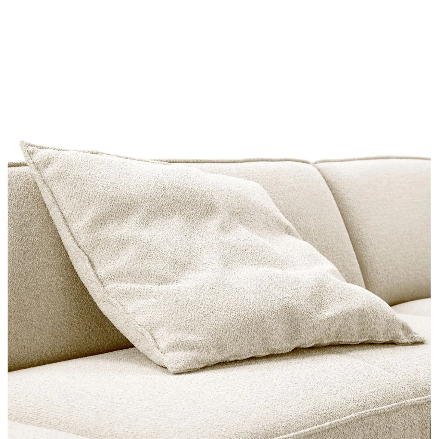Elementenbank rechts Baricci Ecru breed premium comfort