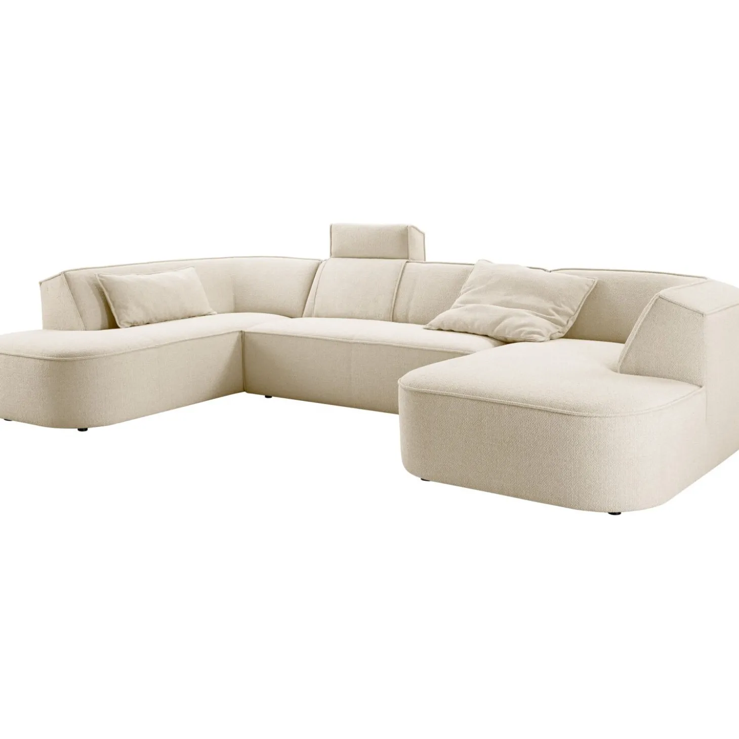 Elementenbank rechts Baricci Ecru breed premium comfort