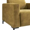 Fauteuil ALPA Pocketveren/HR-schuim zitting gold